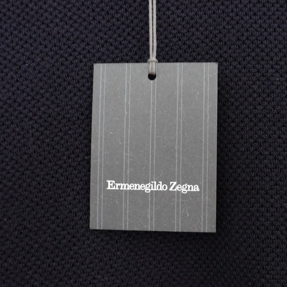 Ermenegildo Zegna Men's Crewneck Wool & Cashmere Sweater - Small 48 - Dark Blue - Picture 2 of 9